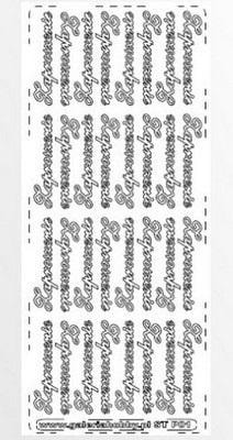 Galeria Hobby Openwork Sticker Invitation golden 32 pcs - perfect for special occasions