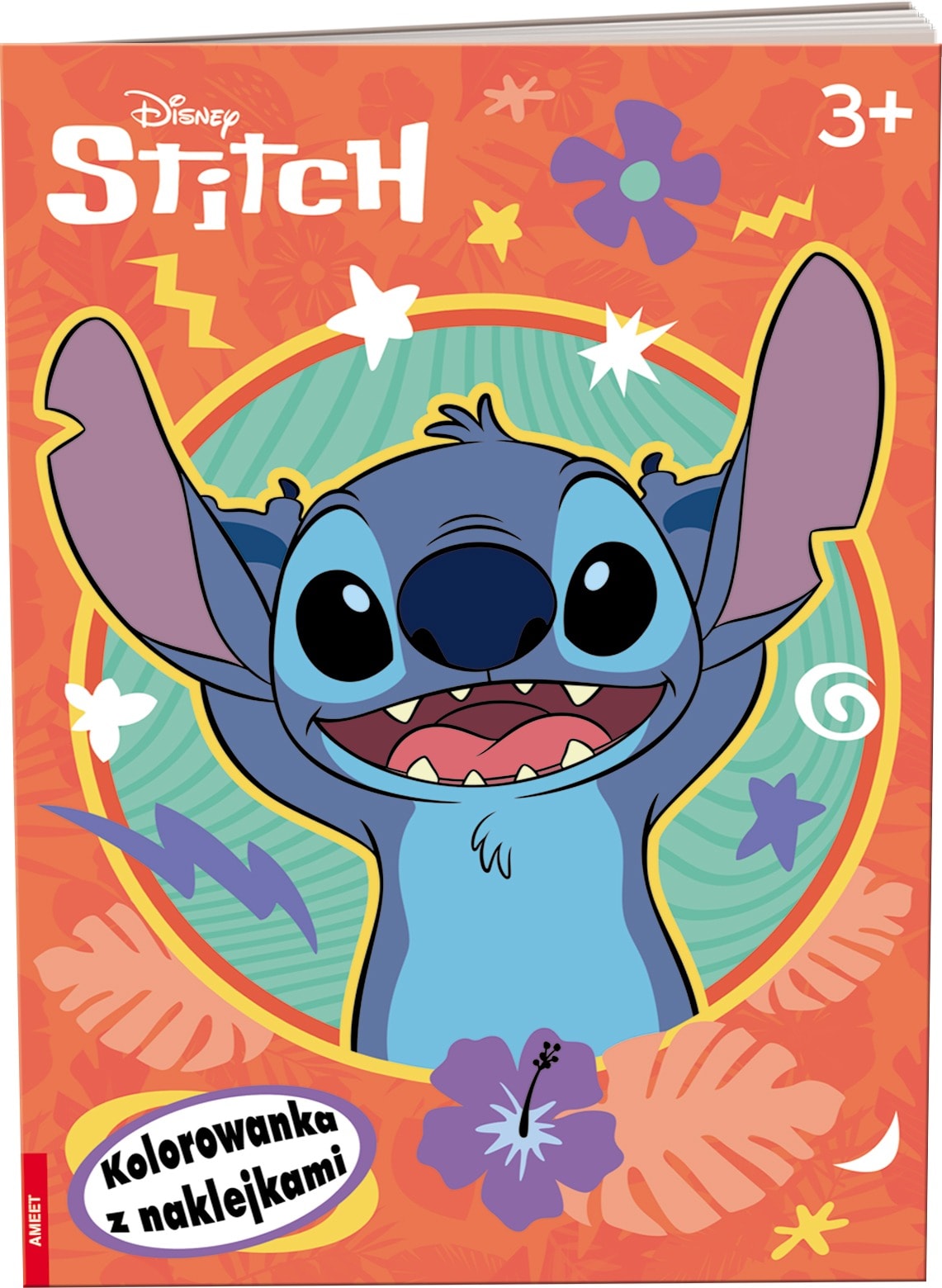 Stitch Kolorowanka z Naklejkami Seria NA-9129