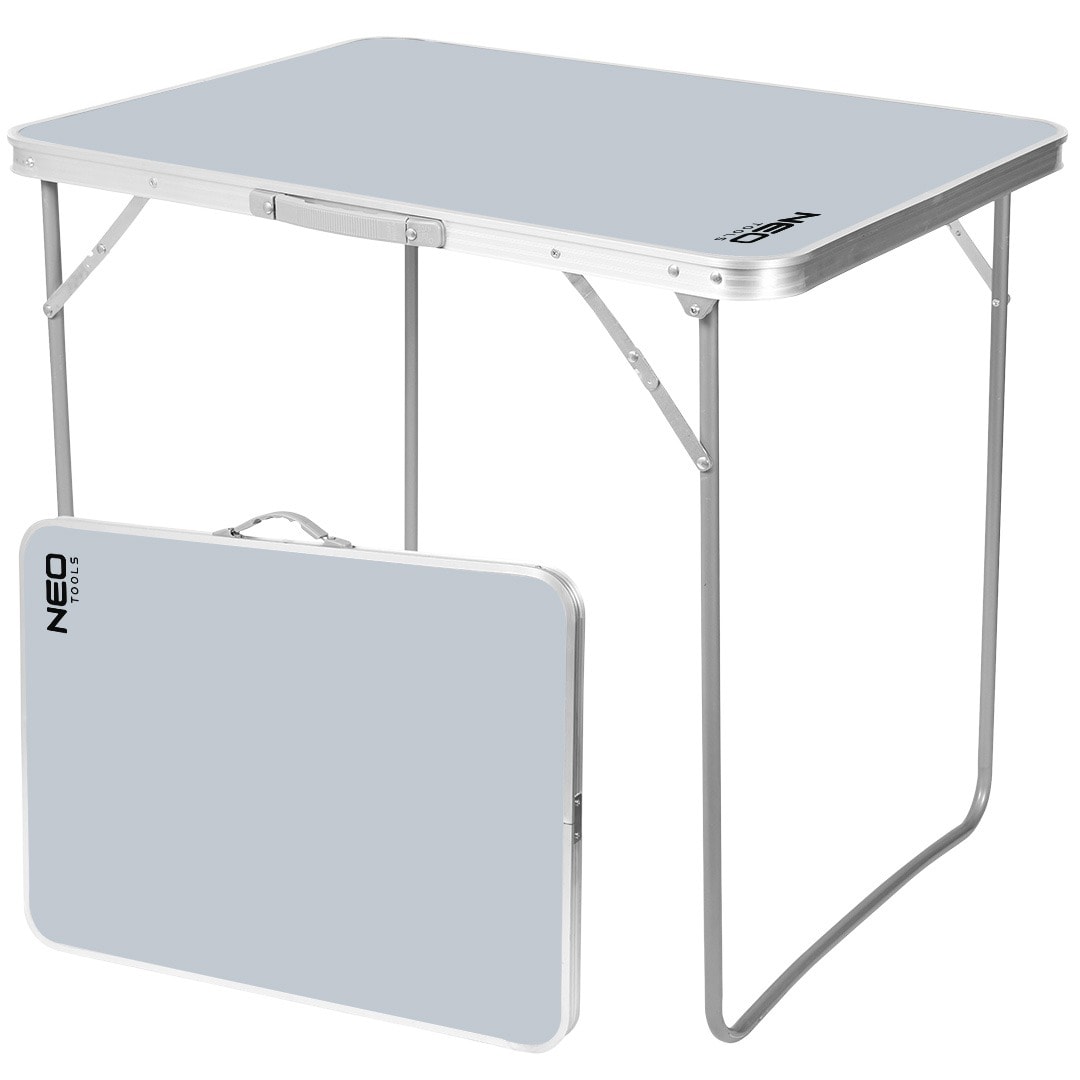 NEO TOOLS Camping table foldable into a suitcase - perfect for picnic