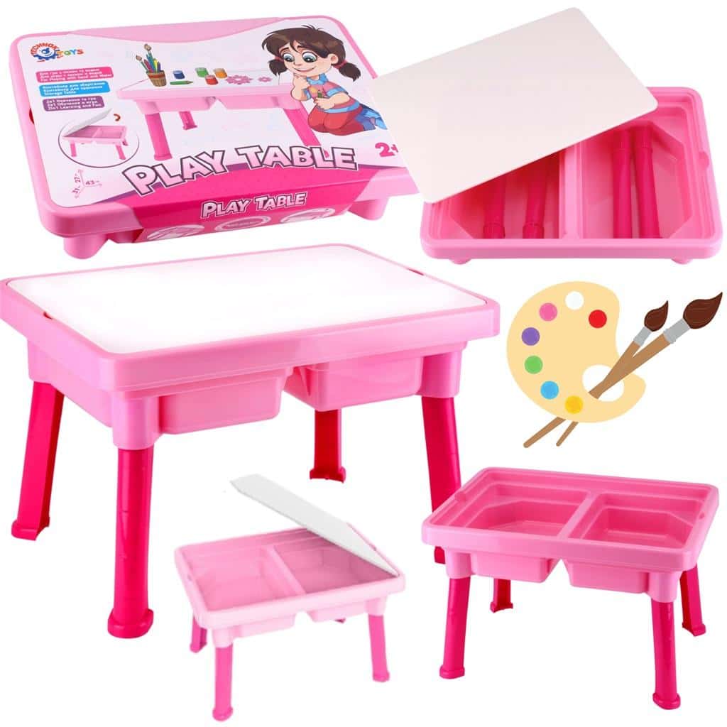 Technok Pink play table for children - ideal for the room