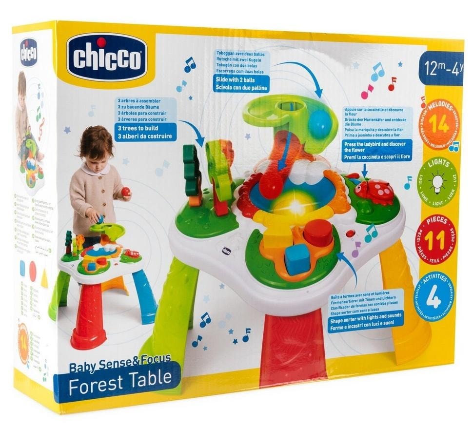 Chicco Interactive Educational Table Forest Friends - perfect gift for toddlers
