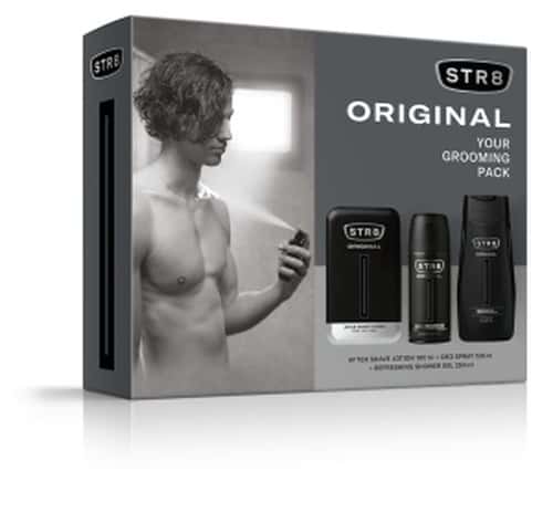 STR8 gift set - aftershave, deodorant, shower gel for comprehensive care