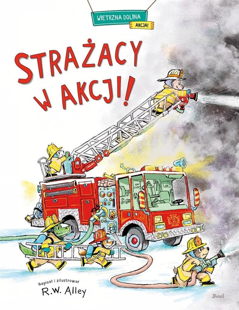 Debit Firefighters in action! Funny educational book for kids