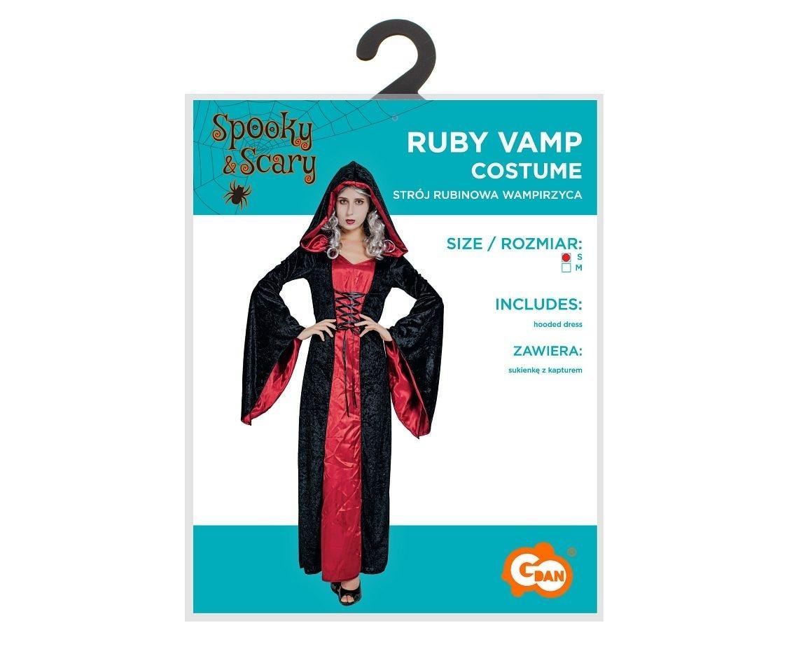 Godan Red Vampire Costume for adults size S - perfect for Halloween