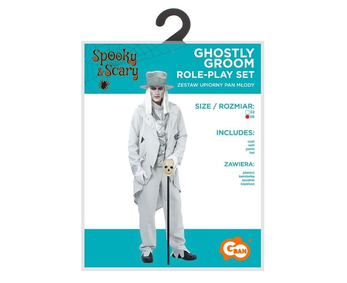 Godan Costume for adults Ghost Groom - ideal for Halloween