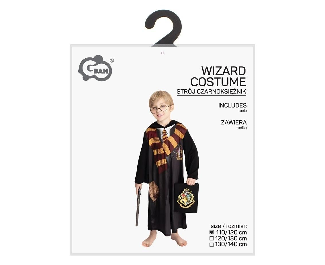 Godan Wizard Costume for Children 110/120cm - perfect for costume parties