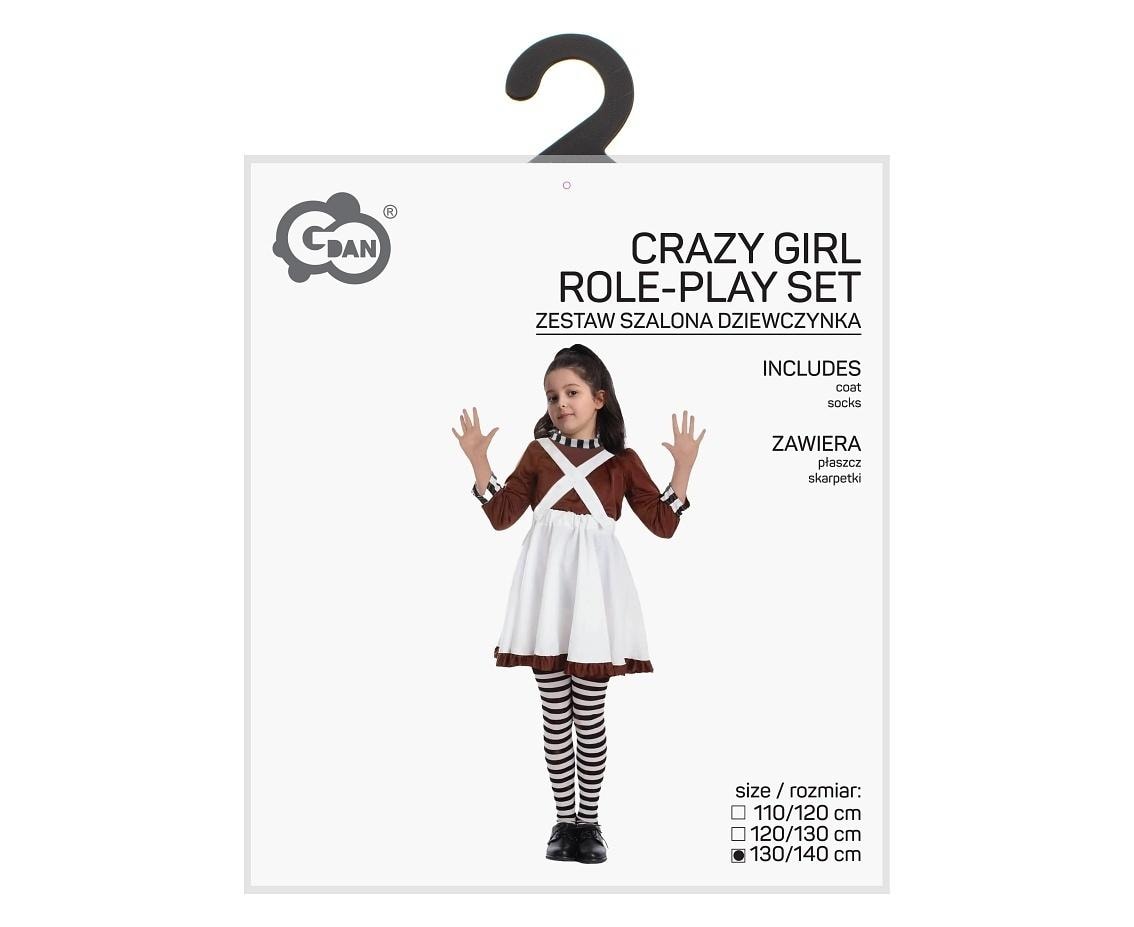Godan Costume for children Crazy Girl 130/140 cm