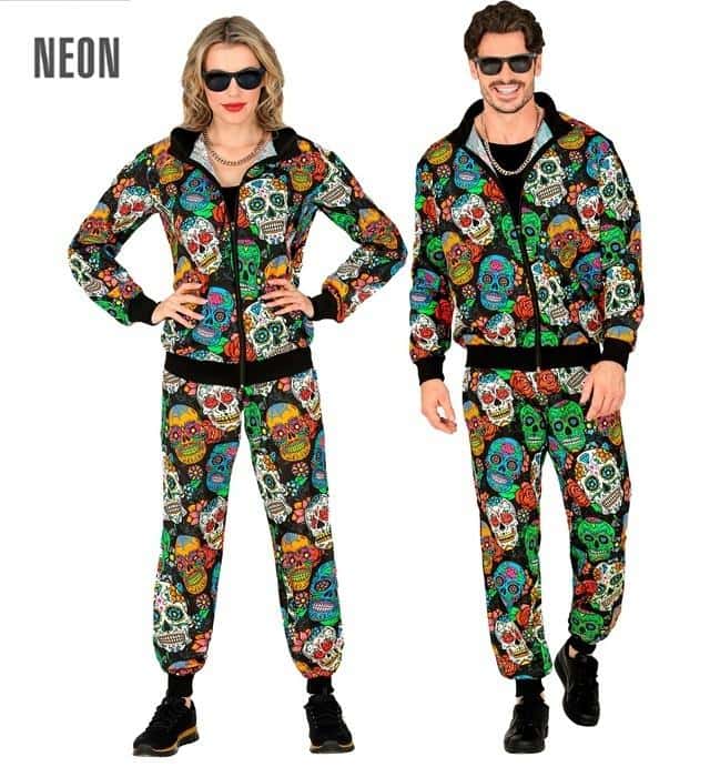 Tracksuit Dia De Los Muertos size XL - perfect for Halloween