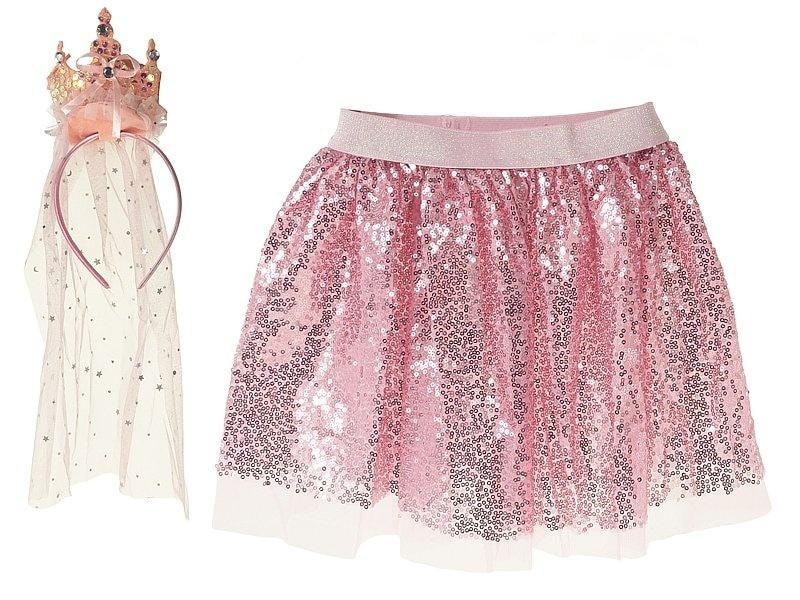Princess carnival costume - headband, skirt, veil - perfect for the ball
