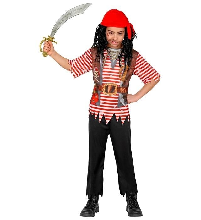 Pirate Costume Size 128 - perfect for carnival