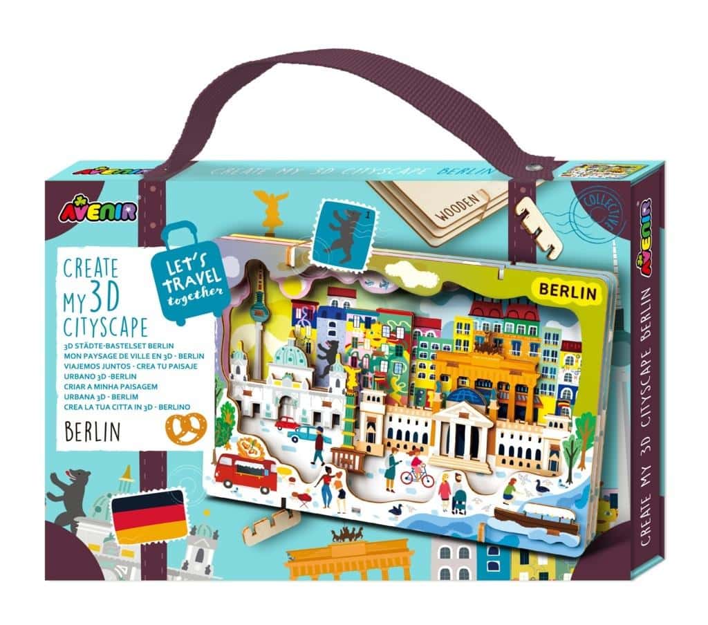 Avenir Create a Berlin Cityscape - 3D Wooden Puzzle