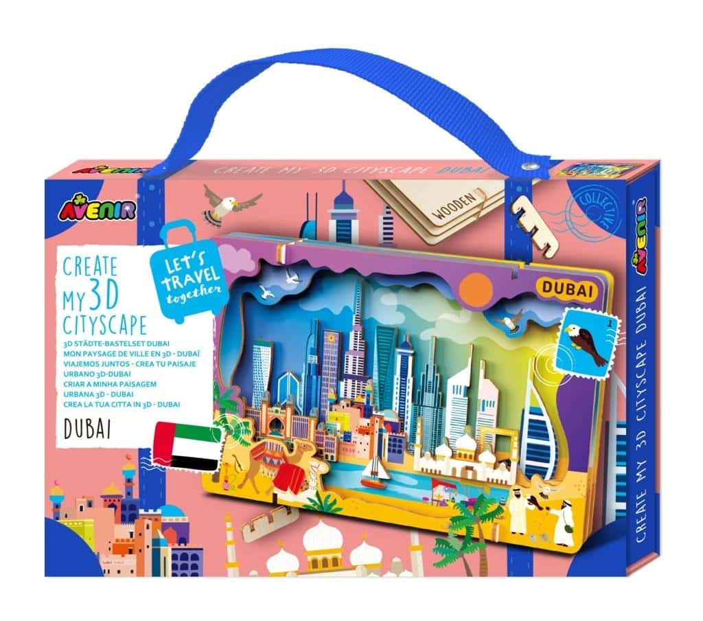 Avenir 3D Wooden Puzzle - Dubai Cityscape - perfect gift