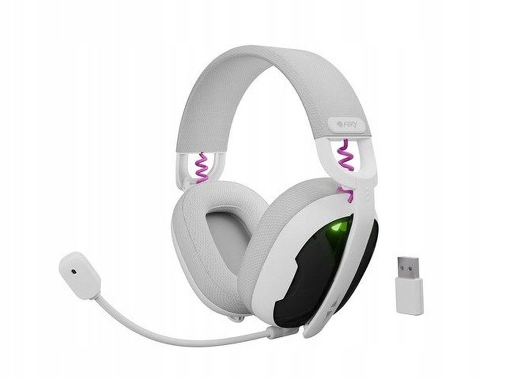 Fury Fukiya F6 - Wireless Headphones White with Microphone