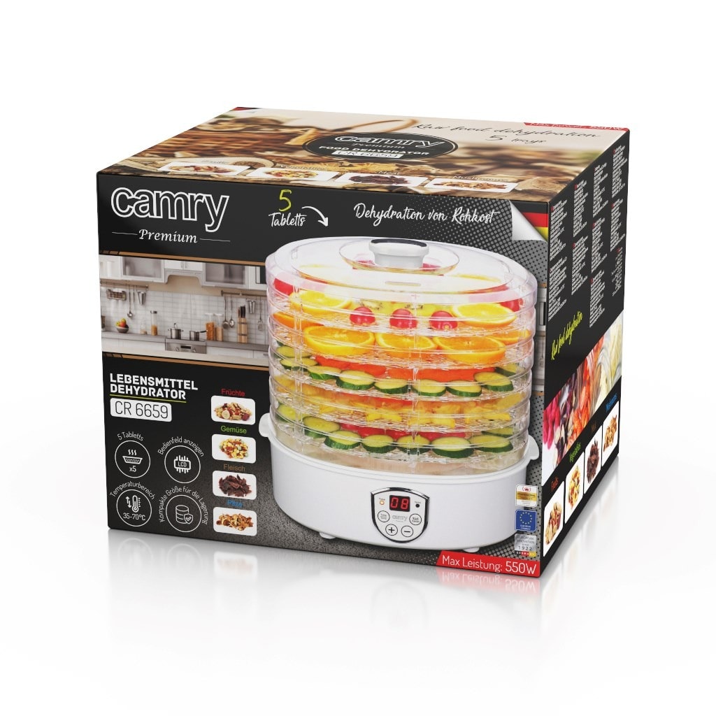 Camry CR 6659 Food Dehydrator - healthy snacks all year round