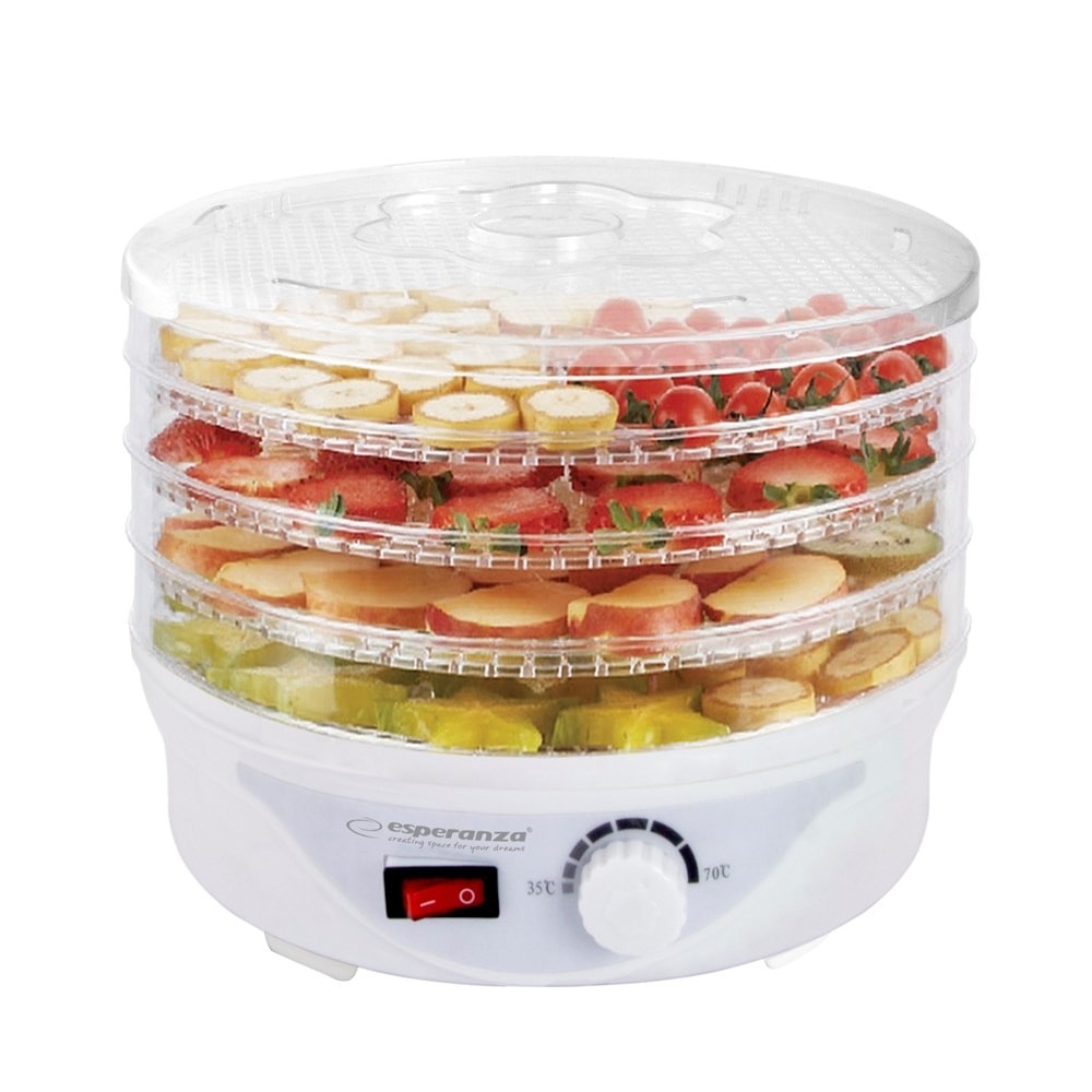 Esperanza Délicatesse EKD003 - Food Dehydrator for Mushrooms, Vegetables and Fruits 250W