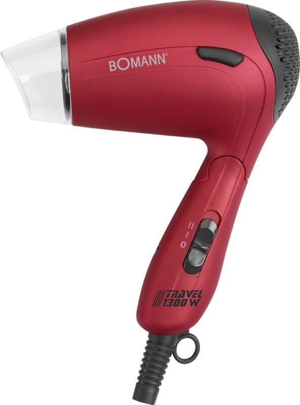 Boman Hair Dryer HTD 8005 red - fast drying