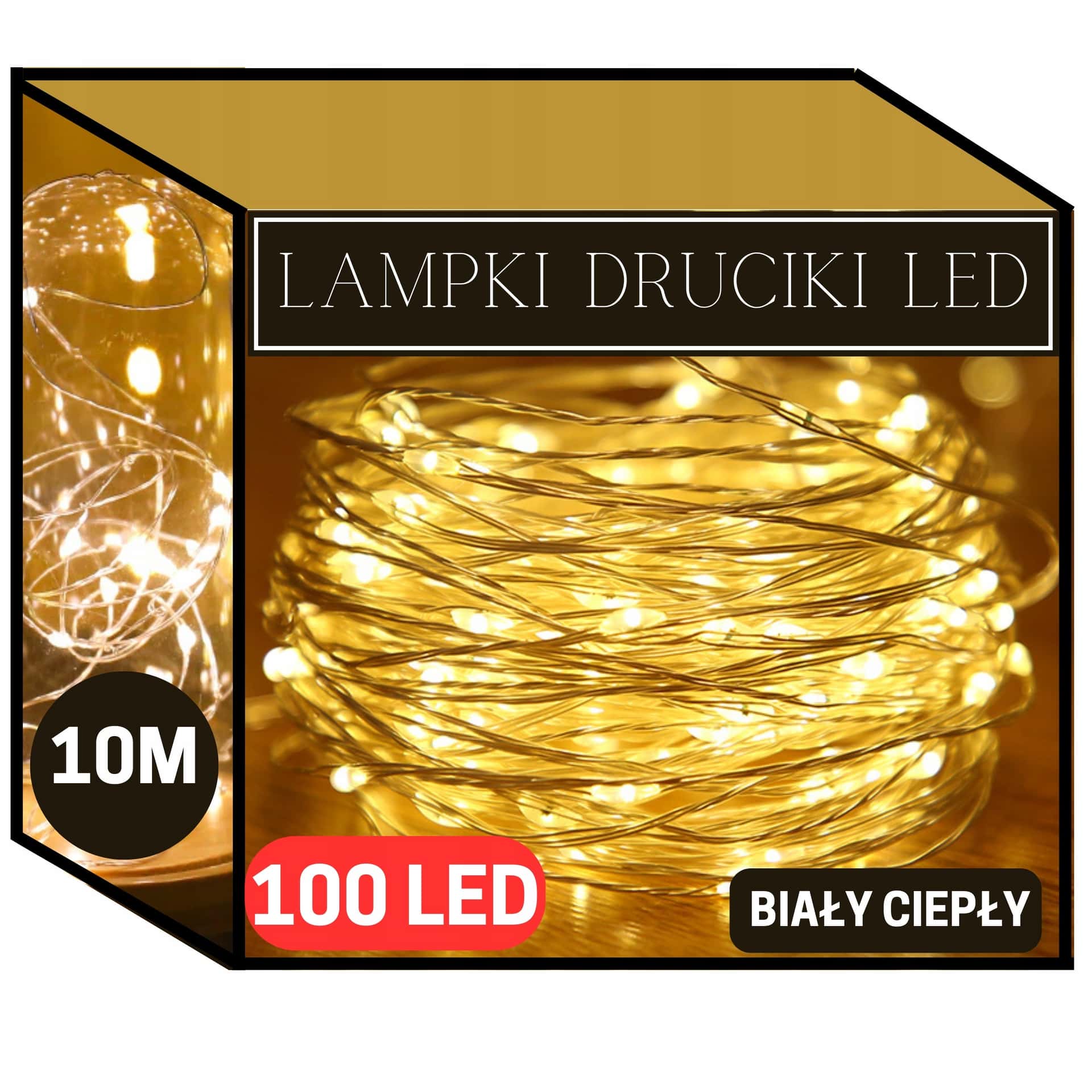 Christmas LED string lights wire 10 m - create a magical atmosphere