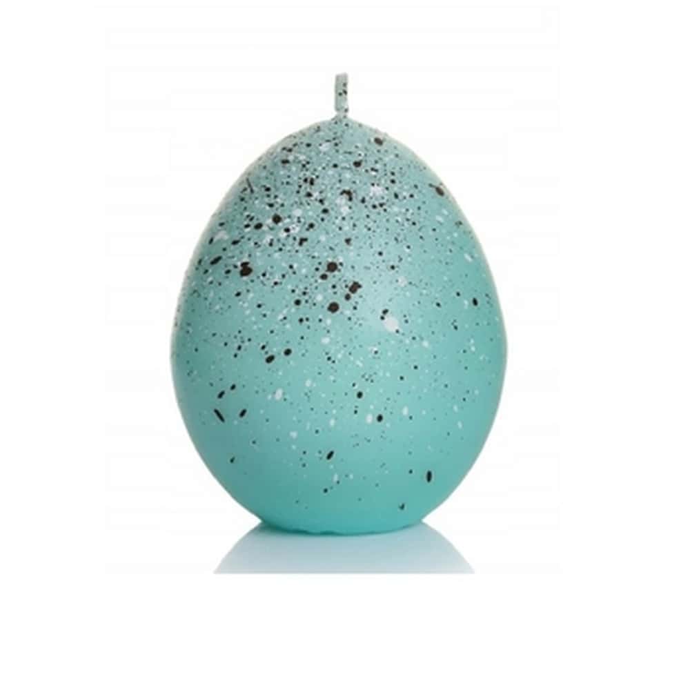 Candle Easter Egg - decorative candle in spring colors