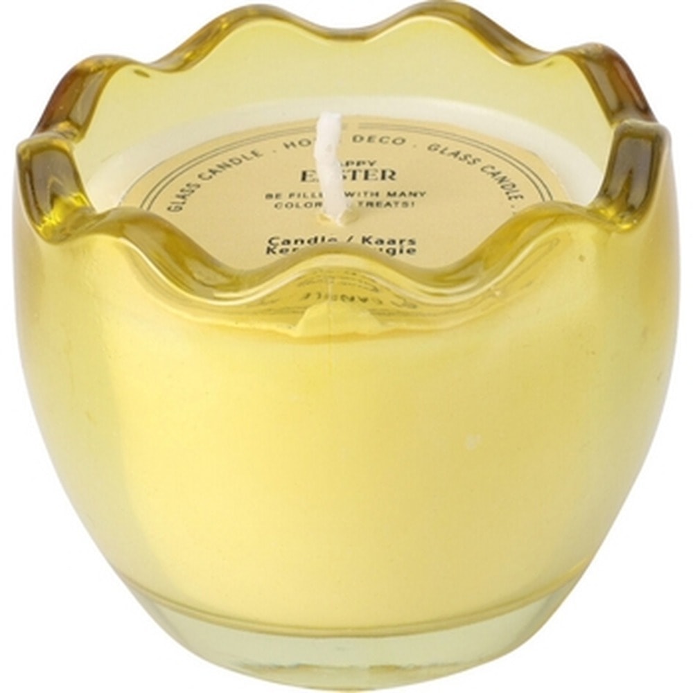 Candle in Glass Egg - decorative scented candle
