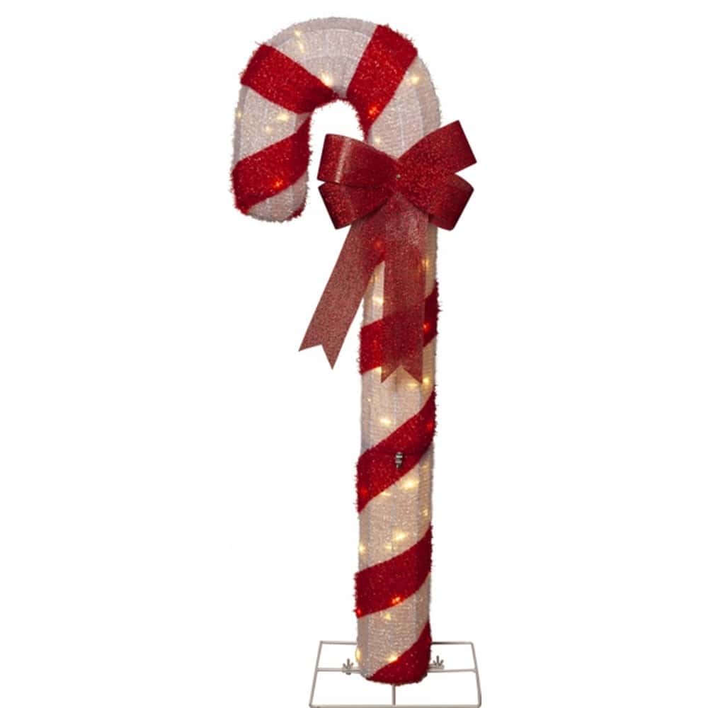 Glowing LED Candy Cane 120 cm - perfect Christmas decoration