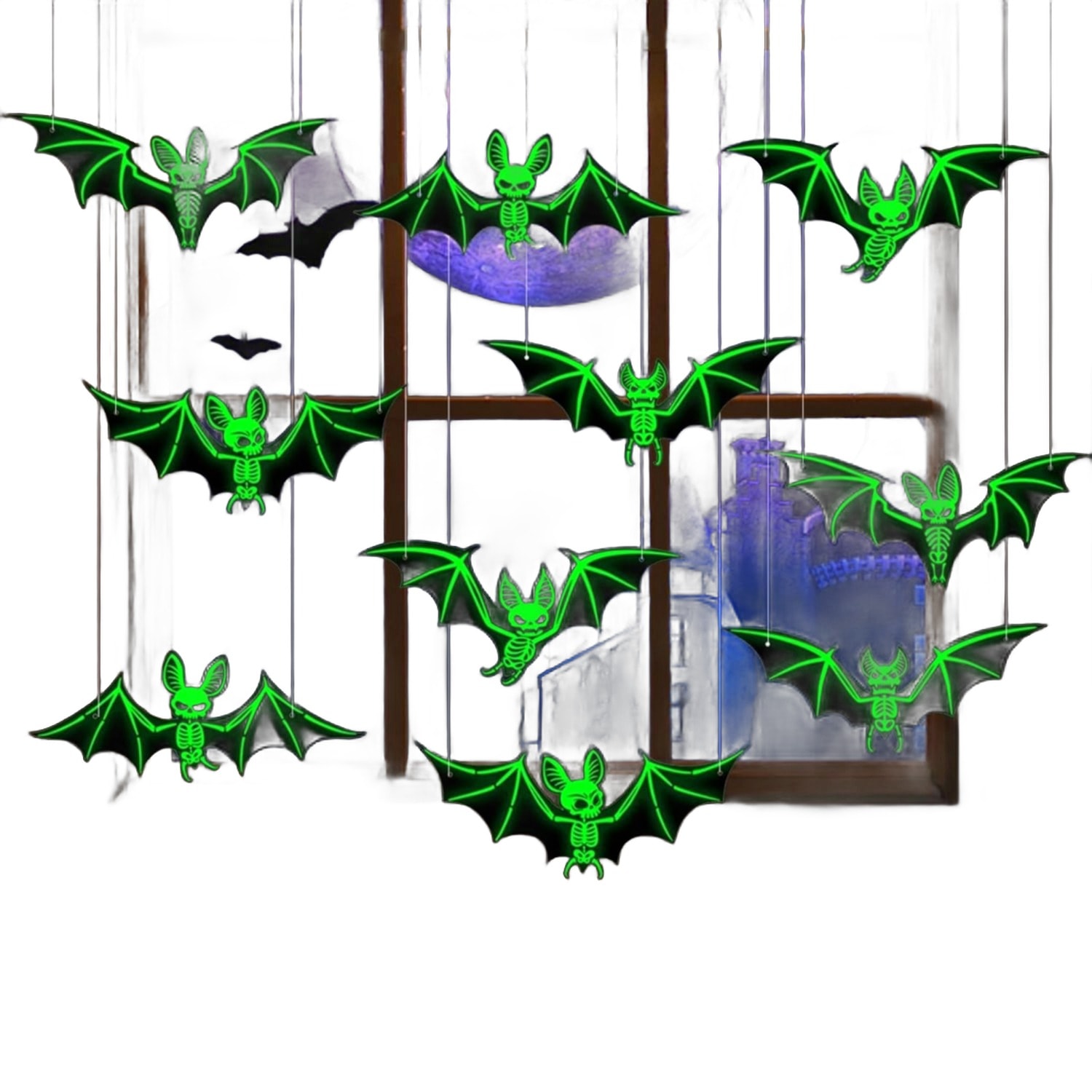 Halloween Bat N0013 - Glow in the dark decoration