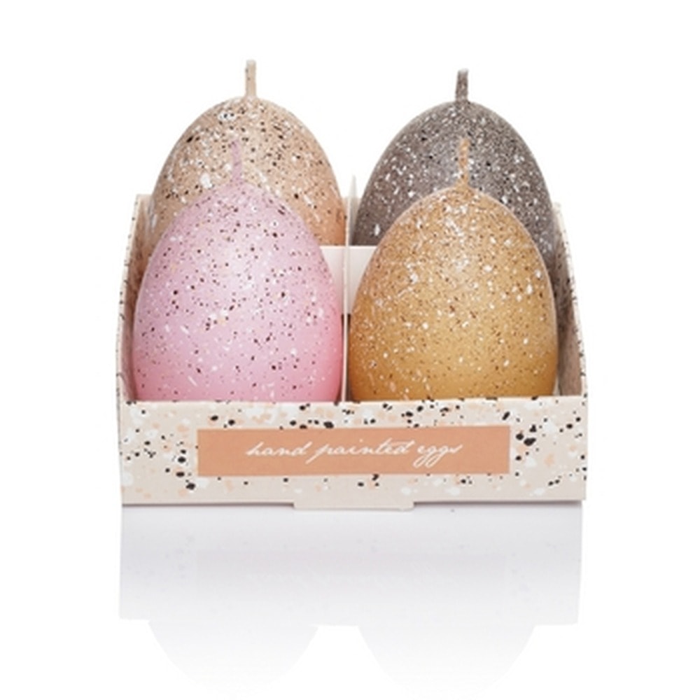 Egg Candle Pink - 4 pieces, perfect for Easter