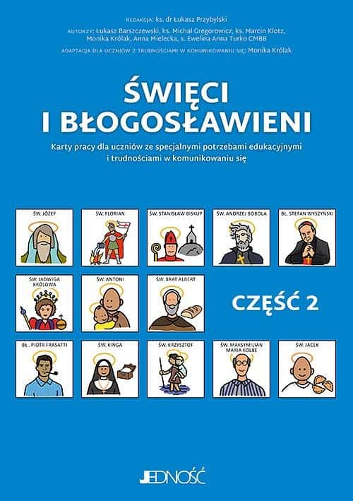 Jedność Saints and Blesseds Worksheets Pt. 2 - educational teaching aid