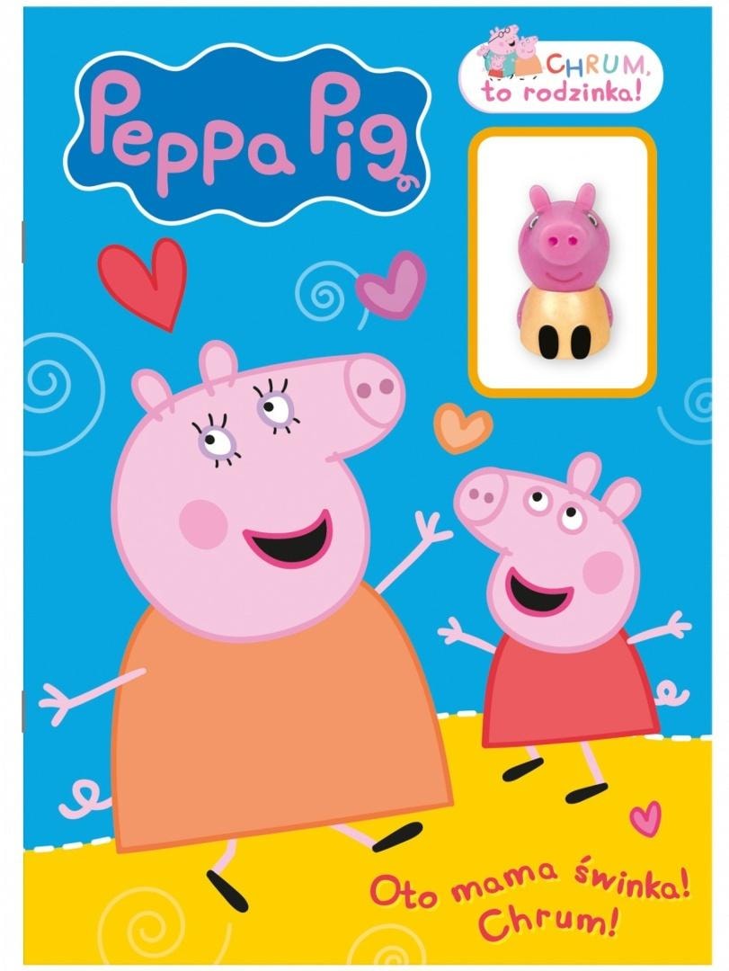 Peppa Pig - Oink, this is the family! Book with Mummy Pig Figure