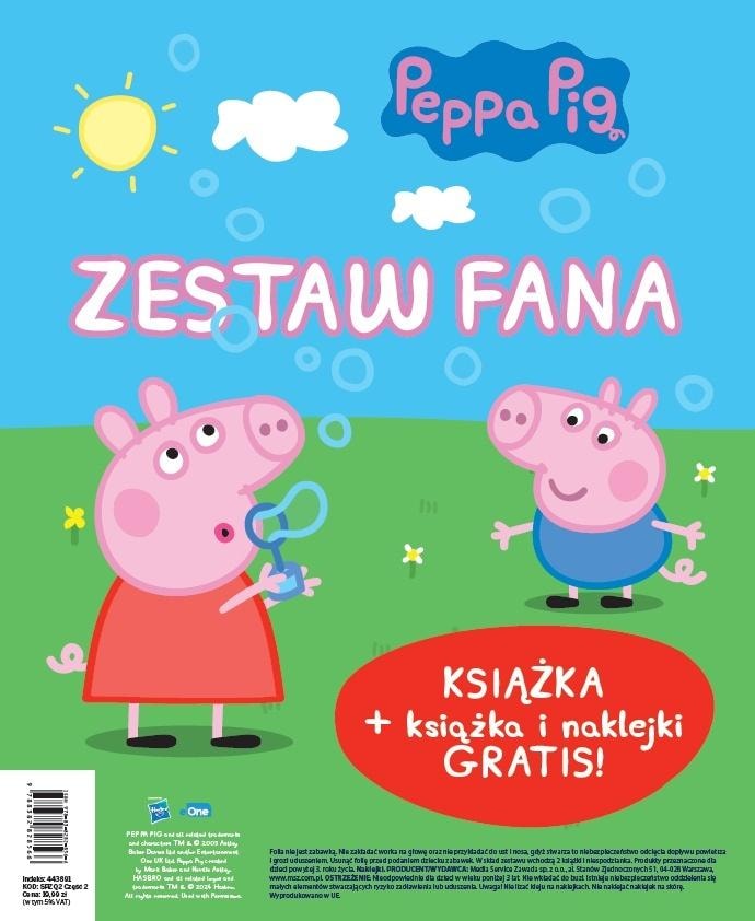 Peppa Pig Fan Set - books and stickers for children