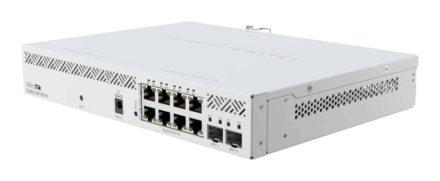 Mikrotik Routerboard CSS610-8P-2S+IN - Powerful switch for your network