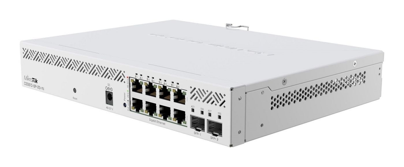 Mikrotik Routerboard CSS610-8P-2S+IN - Powerful switch for your network