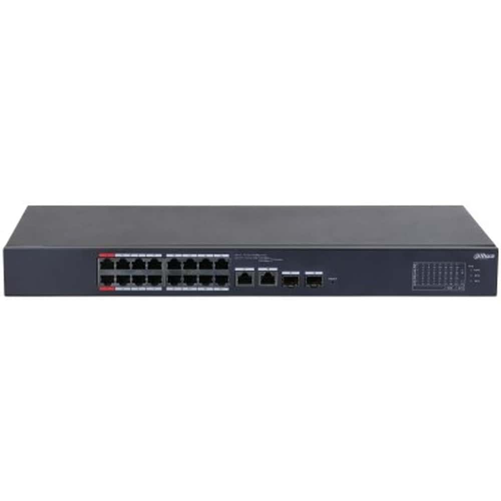 PoE Switch 16-Port + 2x RJ45/SFP CS4218-16ET-135 - ideal for IP cameras