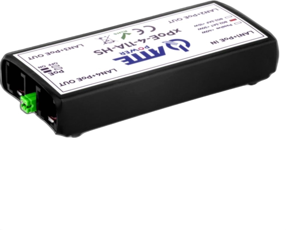 Atte Power PoE Switch 4-Port xPoE-4-11A-HS - ideal for IP cameras