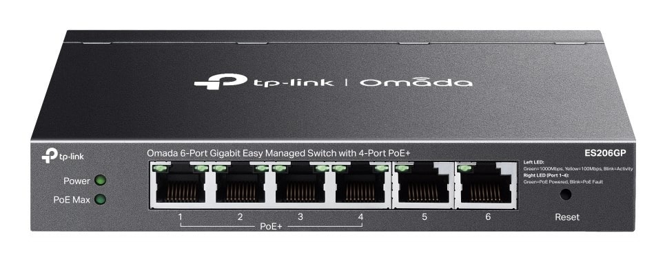 TP-LINK ES206GP - 6-Port Gigabit Ethernet Network Switch