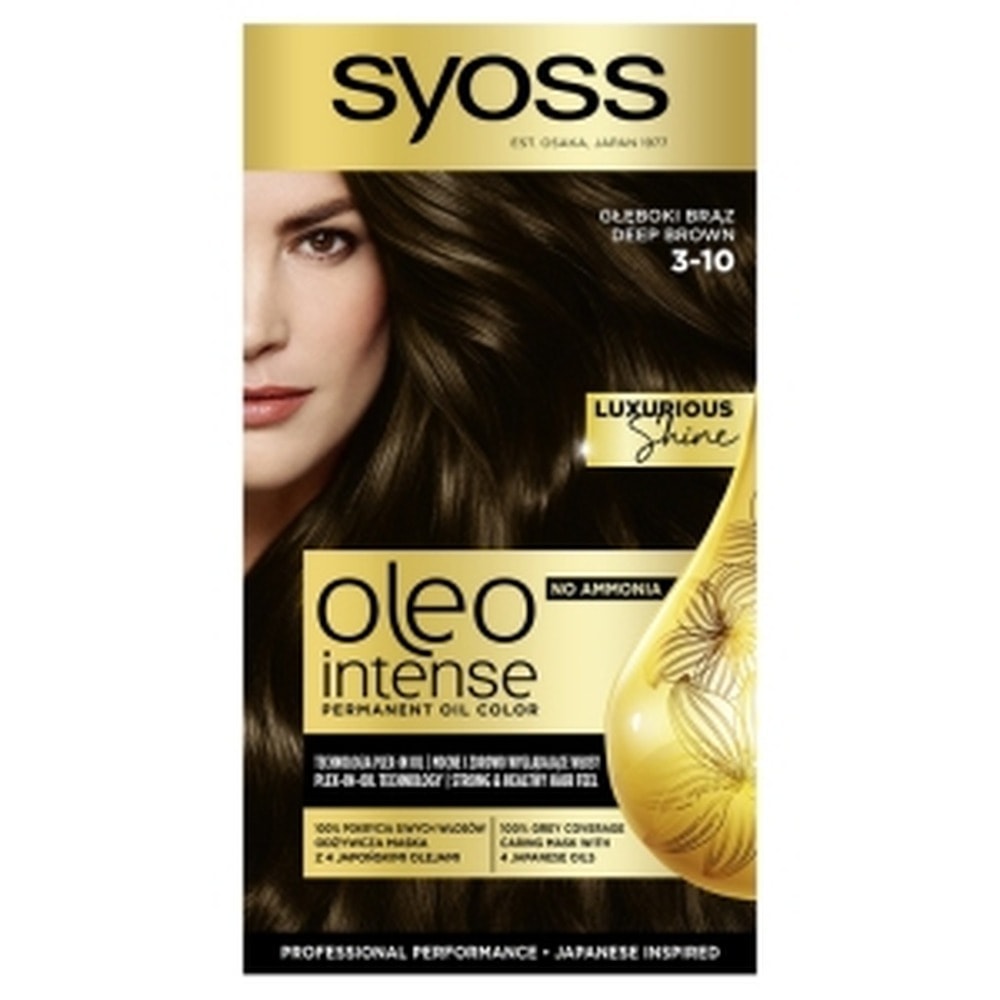 Syoss Oleo Intense 3-10 Deep Brown - Hair dye for intense color
