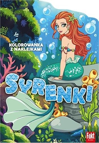 Syrenki Coloring book with stickers - Underwater adventure for children