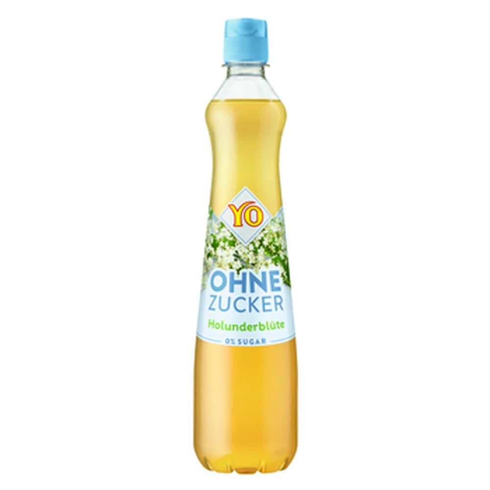 YO Elderflower Syrup Zero - Refreshing taste without sugar