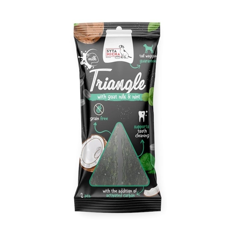 Syta Micha - Dental Triangle for Dogs - 13cm - 2 pieces - for healthy teeth