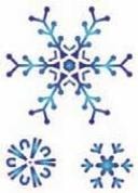 Dekor-Art-Serwis A6 Stencil Snowflakes - perfect for creative projects