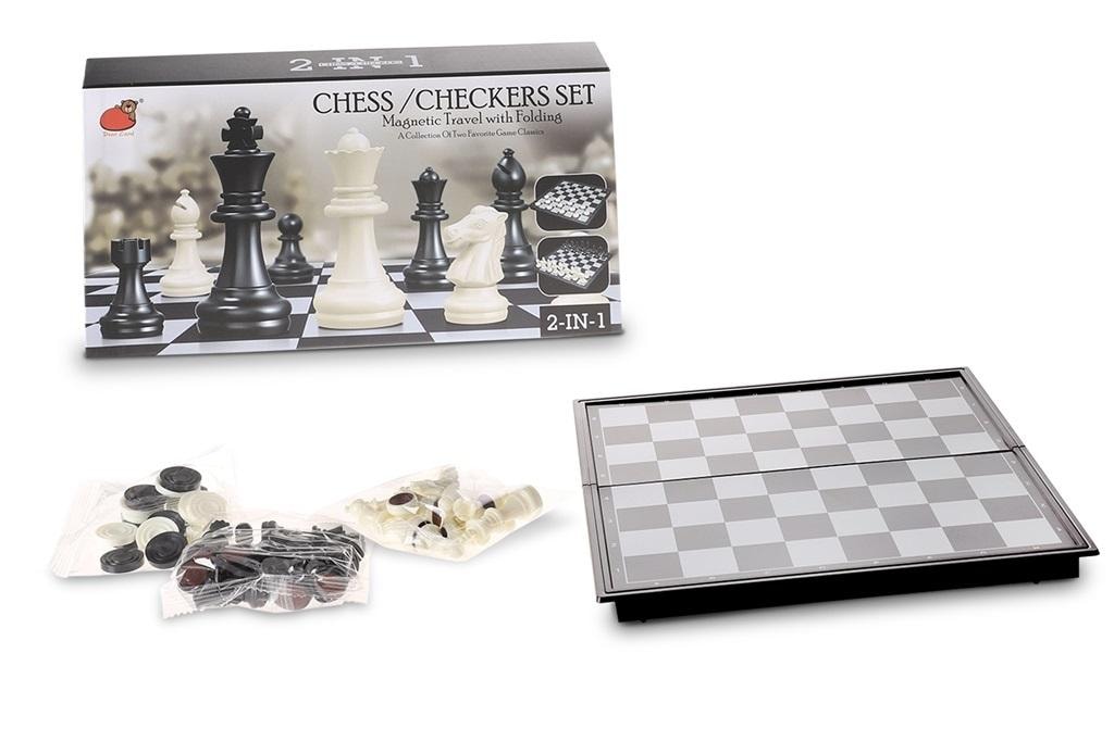 Artyk Chess and checkers 2in1 - strategic game set for everyone