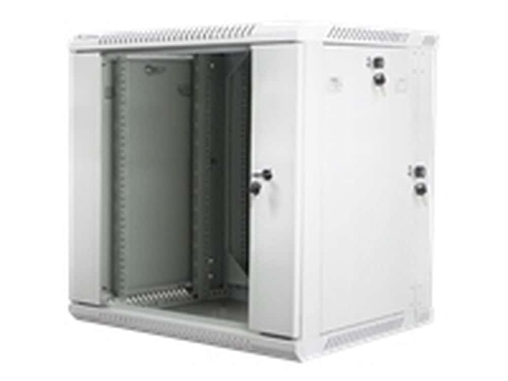 Lanberg Rack Cabinet WF02-6612-10S - wall-mounted, gray, ideal for server rooms