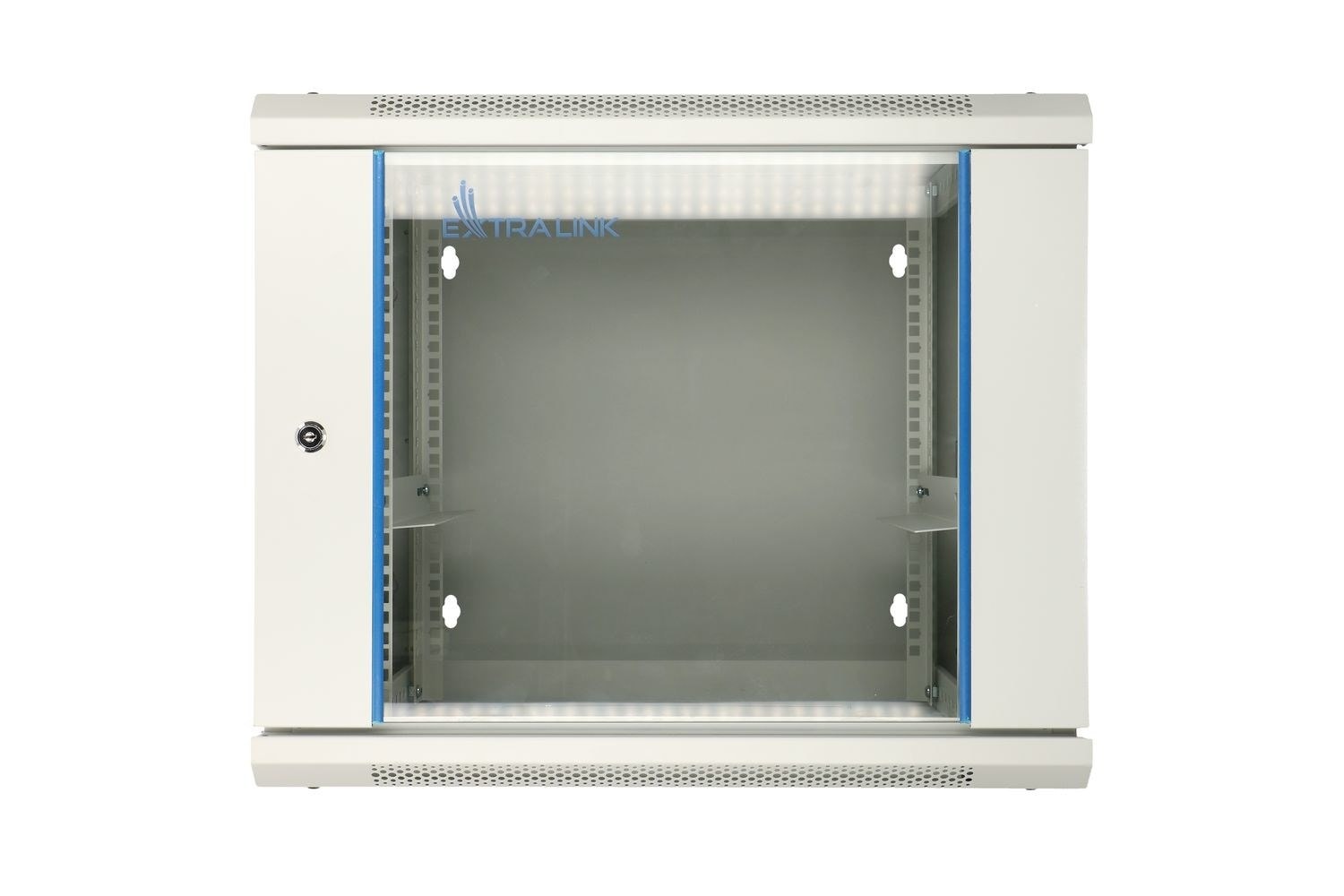 Extralink Rack cabinet wall mounted 12U 600x600 AZH grey - ideal for server rooms