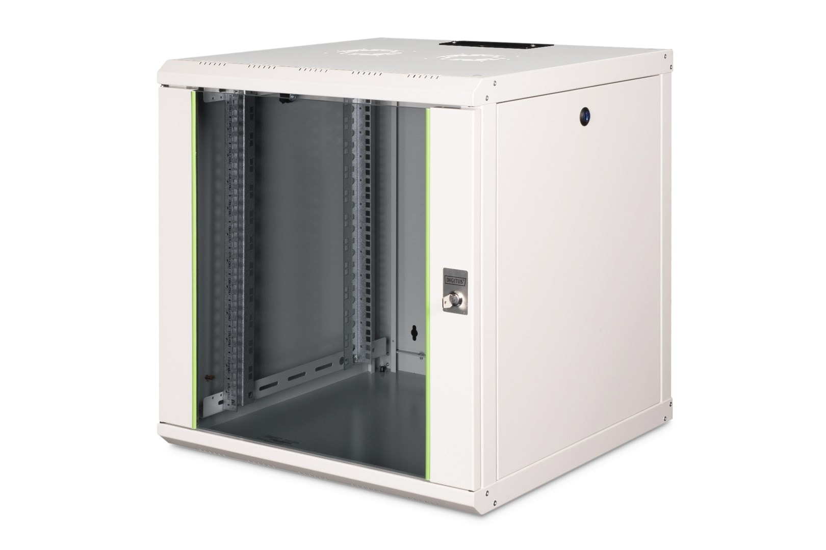 Unique Wall-mounted network cabinet 19" 12U rack - perfect for your network