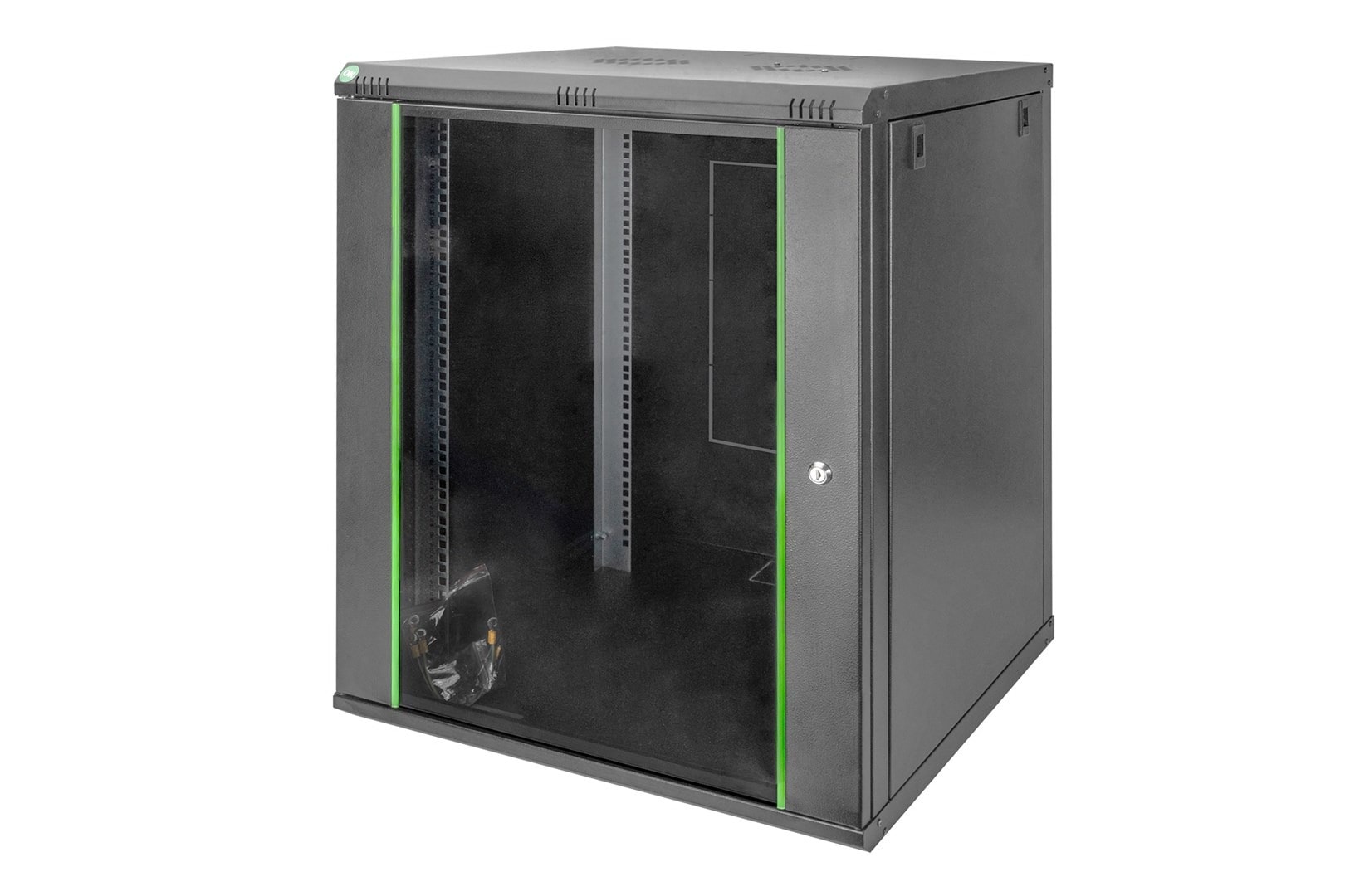 DYNAmic Wall-mounted network cabinet 19" 16U rack - perfect for your company