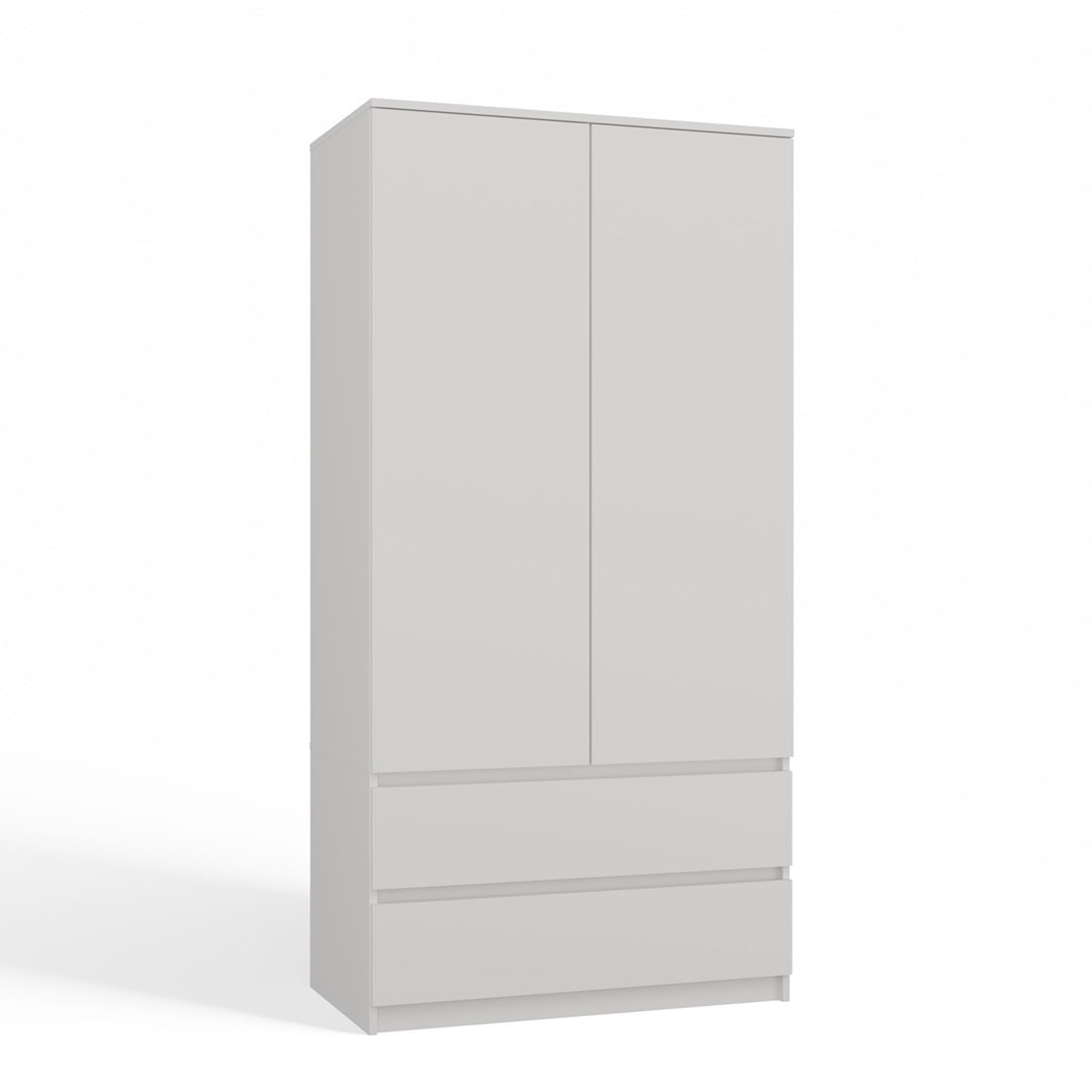 Wardrobe SS-90 Malwa white - ideal for bedroom