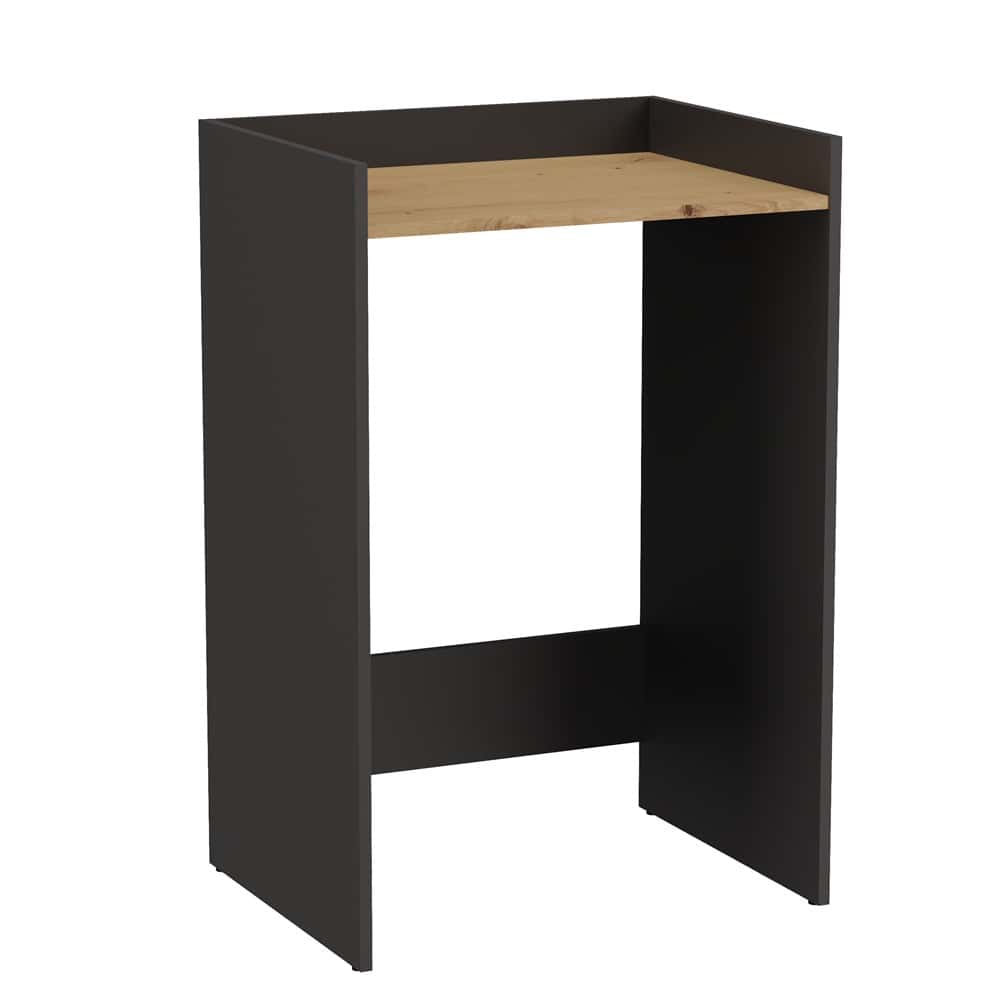 Pola NP Bathroom Cabinet - Standing for Washing Machine Anthracite Oak Artisan