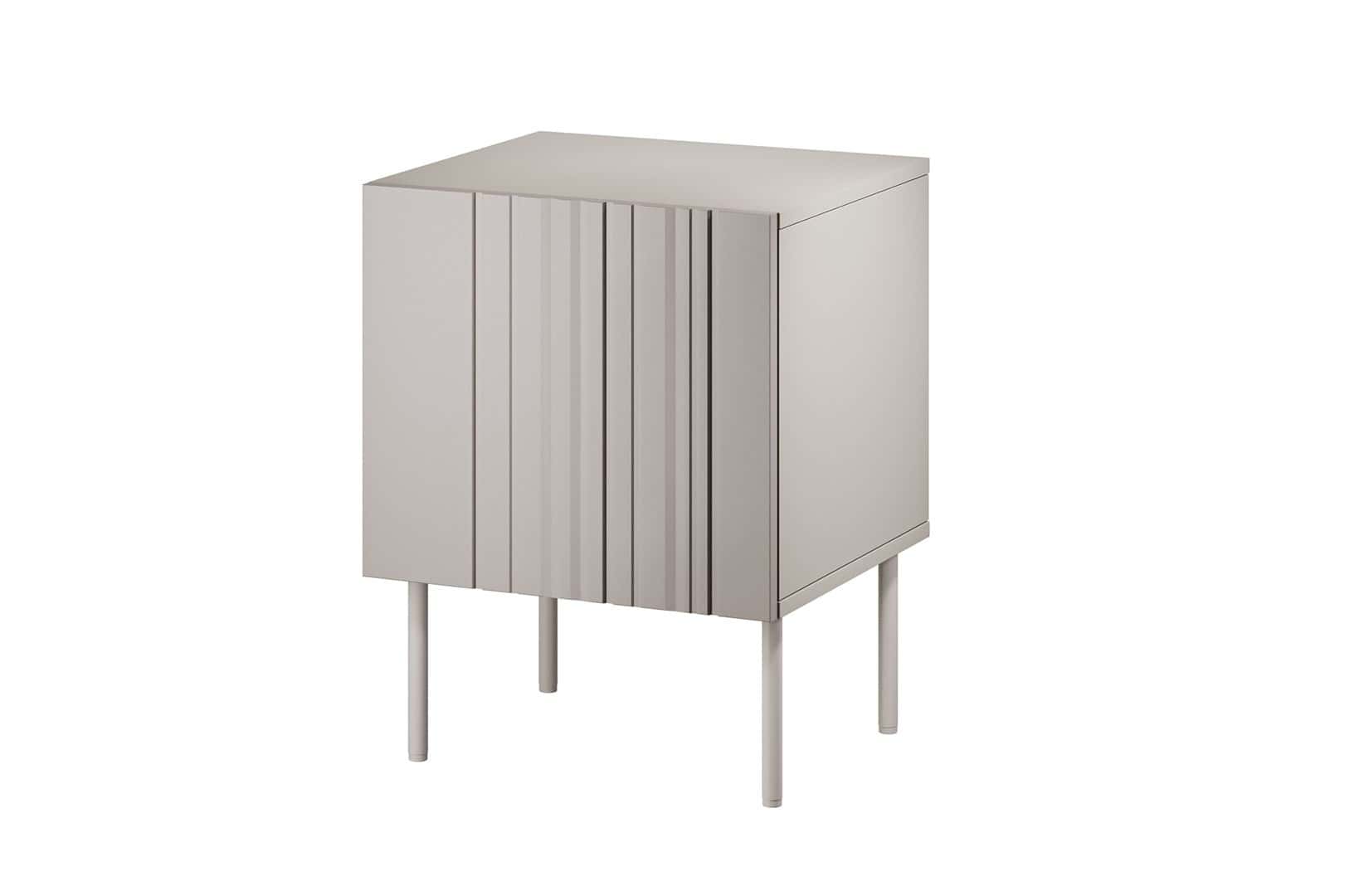ISLA Bedside Table 2 pcs 44.5x40x59 cm cashmere matt - ideal for bedroom