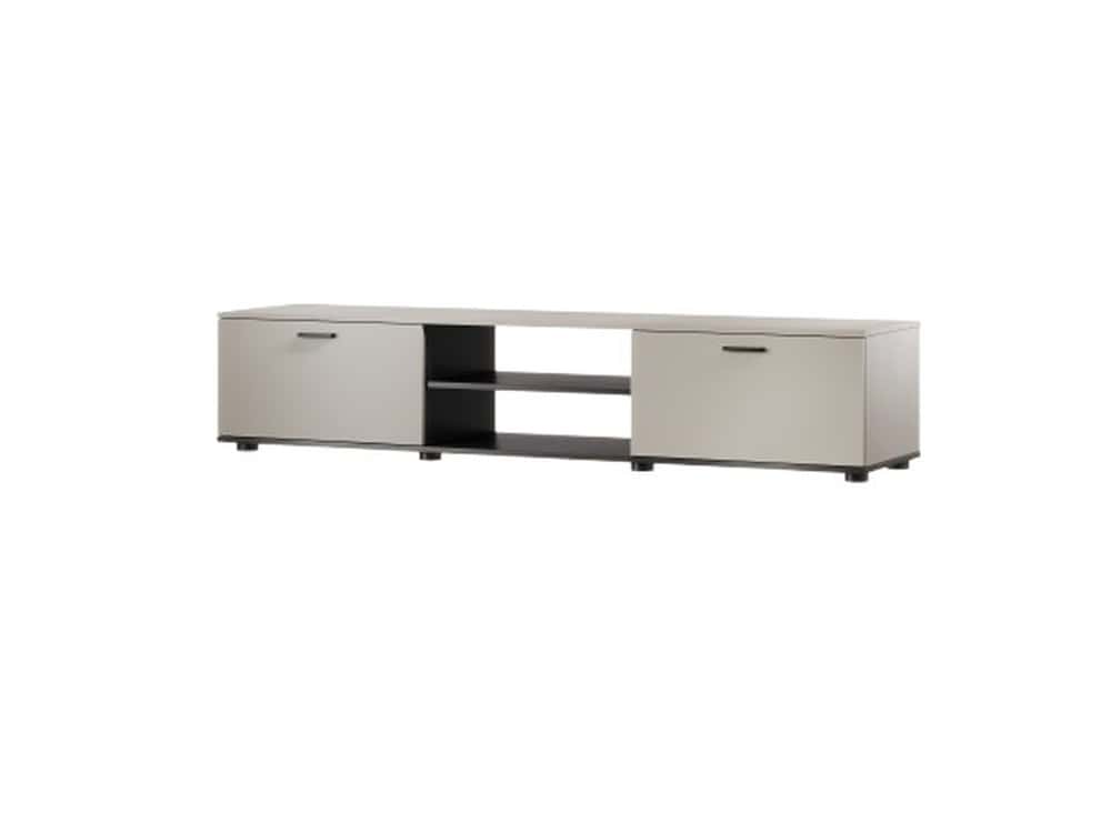 SOHO TV cabinet 180x43x37 cashmere+black - modern design