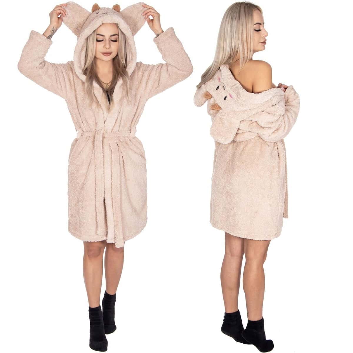 Women's Bathrobe - soft and comfortable in sizes 36/38-48/50