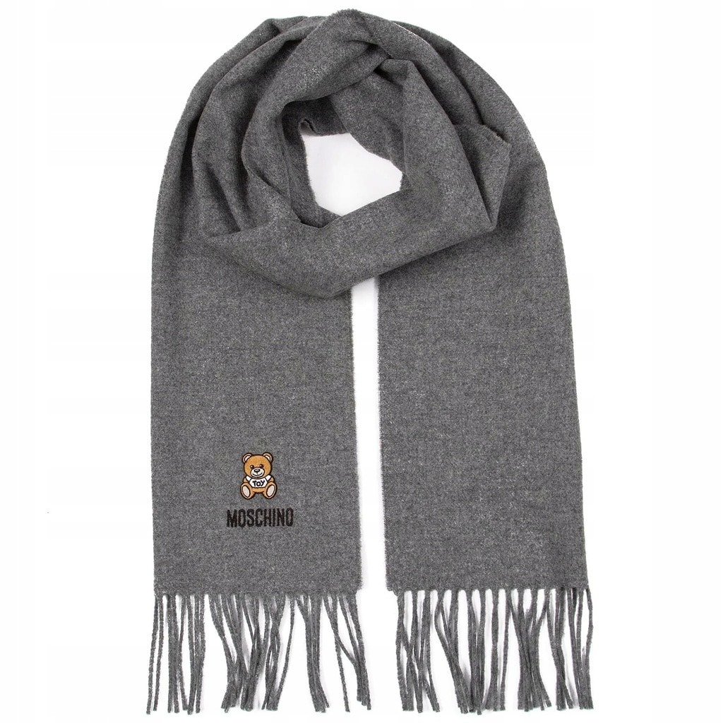 D.Moschino Women's scarf light gray